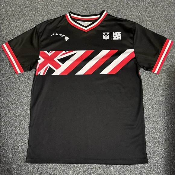 Hawaii’s Finest Black and Red Graphic T-Shirt - Picture 1 of 7